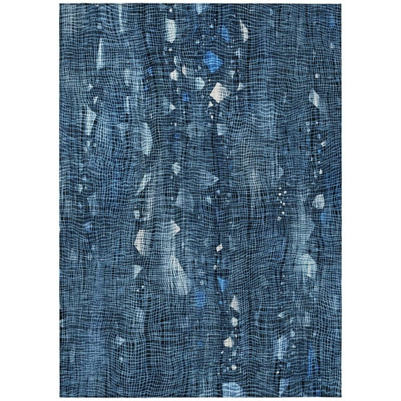 Dalyn Rugs Machine Washable Indoor/Outdoor Chantille ACN2092 Blue 10' x 14' Rug