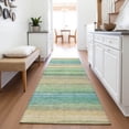 thumbnail image 1 of Addison Rugs Chantille Indoor/Outdoor Transitional Stripes Aloe Machine Washable Runner Rug, 2'3" x 7'6", 1 of 8