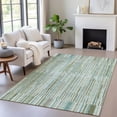 thumbnail image 1 of Addison Rugs Chantille Indoor/Outdoor Transitional Stripes Aloe Machine Washable Rectangle Rug, 9' x 12', 1 of 8