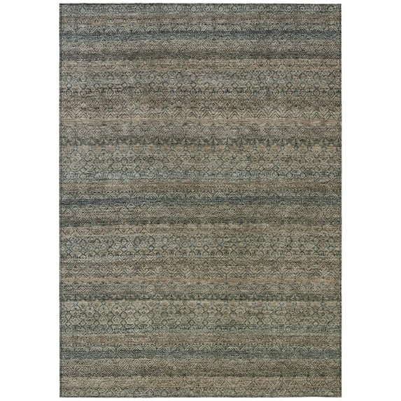 Dalyn Rugs Machine Washable Indoor/Outdoor Chantille ACN2105 Chocolate 2'6" x 3'10" Rug