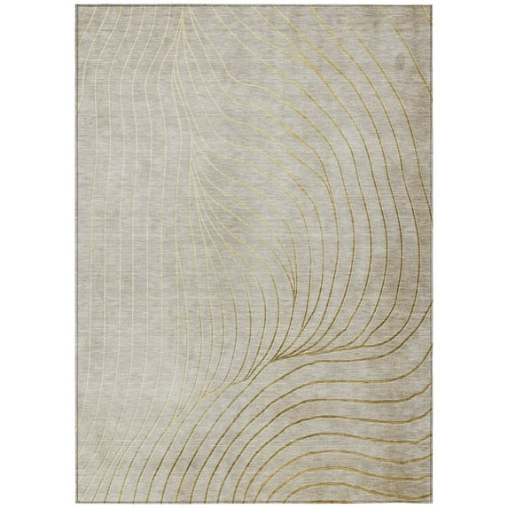 Dalyn Rugs Machine Washable Indoor/Outdoor Chantille ACN2107 Beige 2'6" x 3'10" Rug