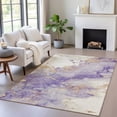 thumbnail image 1 of Addison Rugs Chantille Indoor/Outdoor Transitional Abstract Purple Machine Washable Rectangle Rug, 8' x 10', 1 of 8