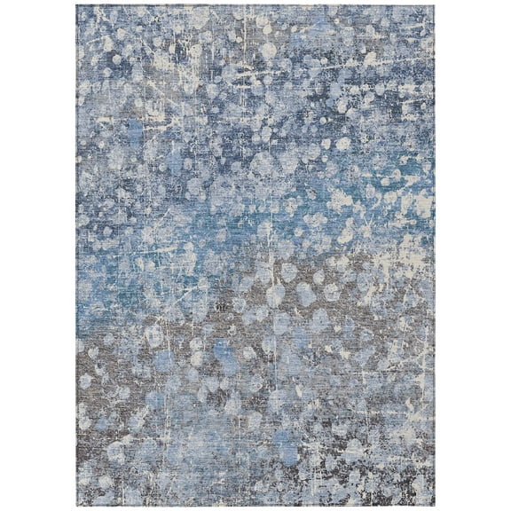Dalyn Rugs Machine Washable Indoor/Outdoor Chantille ACN2113 Blue 10' x 14' Rug