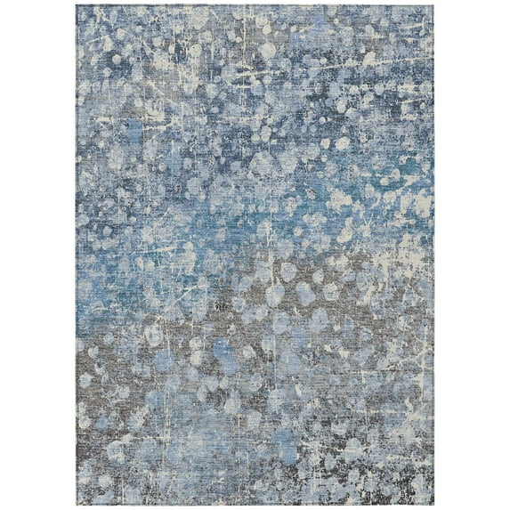 Dalyn Rugs Machine Washable Indoor/Outdoor Chantille ACN2113 Blue 3' x 5' Rug