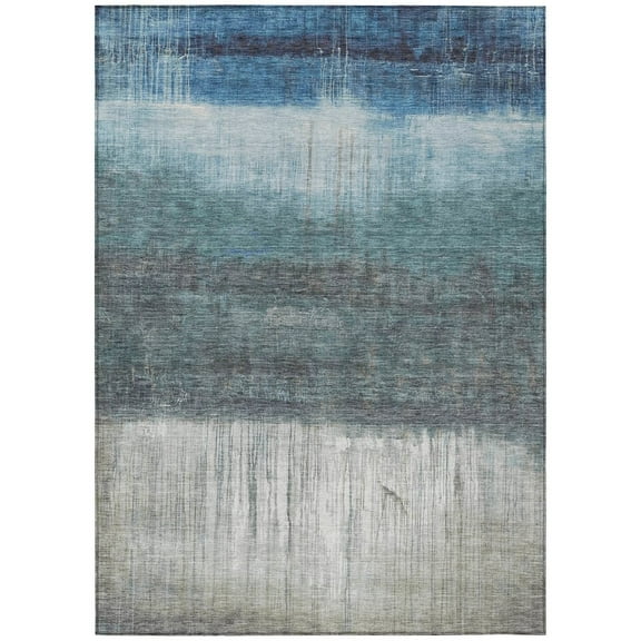 Dalyn Rugs Machine Washable Indoor/Outdoor Chantille ACN2118 Blue 10' x 14' Rug