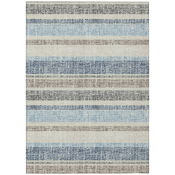 Dalyn Rugs Machine Washable Indoor/Outdoor Chantille ACN2122 Navy 8' x 10' Rug