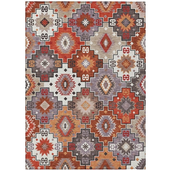 Dalyn Rugs Machine Washable Indoor/Outdoor Chantille ACN2123 Paprika 2'6" x 3'10" Rug
