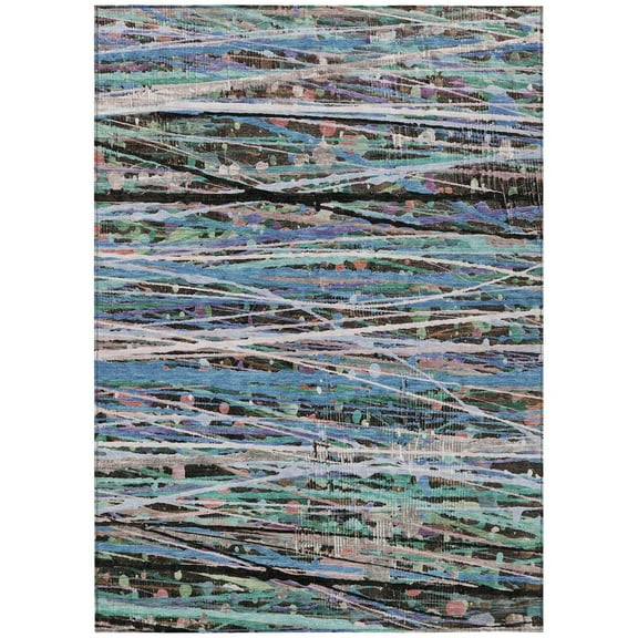 Dalyn Rugs Machine Washable Indoor/Outdoor Chantille ACN2125 Blue 10' x 14' Rug
