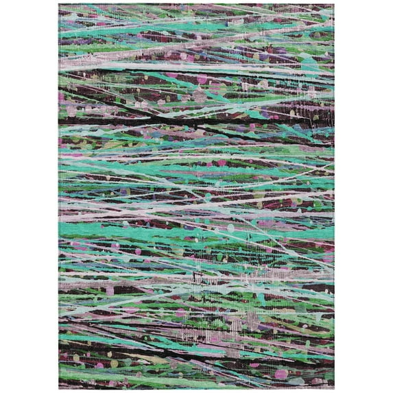 Dalyn Rugs Machine Washable Indoor/Outdoor Chantille ACN2125 Teal 9' x 12' Rug
