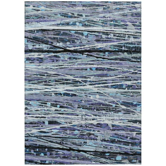 Dalyn Rugs Machine Washable Indoor/Outdoor Chantille ACN2126 Purple 2'6" x 3'10" Rug