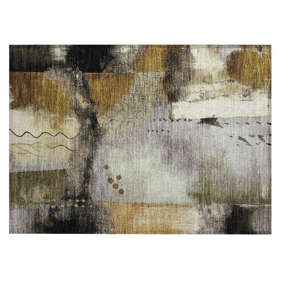 Dalyn Rugs Machine Washable Indoor/Outdoor Chantille ACN2127 Chocolate 1'8" x 2'6" Rug