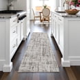 thumbnail image 1 of Addison Rugs Chantille Indoor/Outdoor Transitional Stripes Taupe Machine Washable Runner Rug, 2'3" x 7'6", 1 of 8