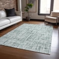thumbnail image 1 of Addison Rugs Chantille Indoor/Outdoor Transitional Stripes Teal Machine Washable Rectangle Rug, 9' x 12', 1 of 8