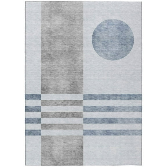 Dalyn Rugs Machine Washable Indoor/Outdoor Chantille ACN2131 Blue 10' x 14' Rug