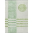 thumbnail image 1 of Dalyn Rugs Machine Washable Indoor/Outdoor Chantille ACN2131 Green 5' x 7'6" Rug, 1 of 9