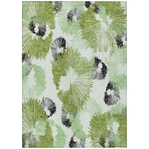 Dalyn Rugs Machine Washable Indoor/Outdoor Chantille ACN2132 Olive 10' x 14' Rug