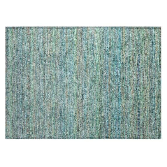 Dalyn Rugs Machine Washable Indoor/Outdoor Chantille ACN2148 Teal 1'8" x 2'6" Rug