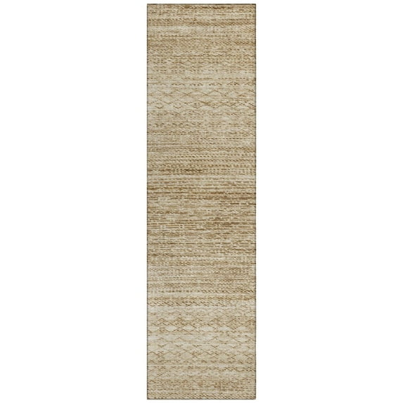 Dalyn Rugs Machine Washable Indoor/Outdoor Chantille ACN2150 Beige 2'3" x 7'6" Runner Rug