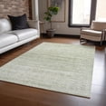 thumbnail image 1 of Addison Rugs Chantille Indoor/Outdoor Transitional Stripes Sage Machine Washable Rectangle Rug, 5' x 7'6", 1 of 8