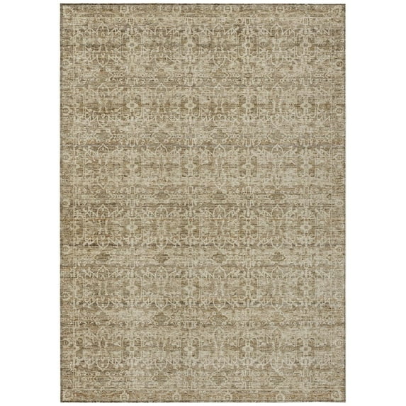 Dalyn Rugs Machine Washable Indoor/Outdoor Chantille ACN2152 Brown 2'6" x 3'10" Rug