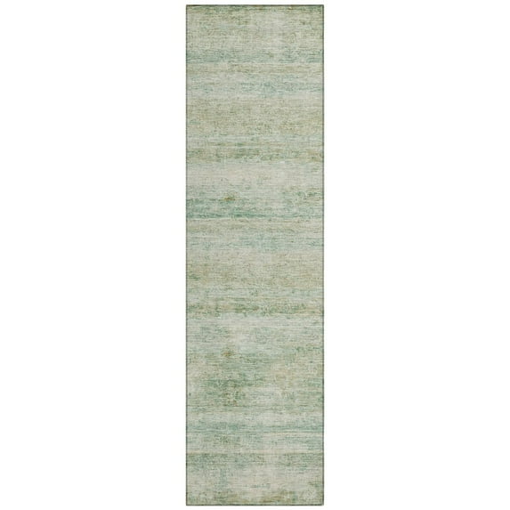 Dalyn Rugs Machine Washable Indoor/Outdoor Chantille ACN2154 Green 2'3" x 7'6" Runner Rug