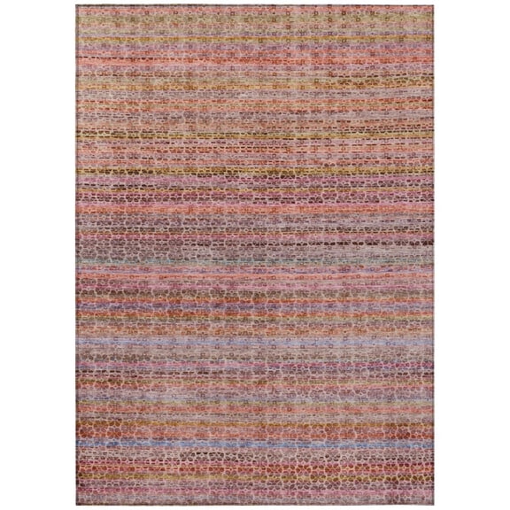 Dalyn Rugs Machine Washable Indoor/Outdoor Chantille ACN2155 Pink 3' x 5' Rug