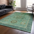 thumbnail image 1 of Addison Rugs Chantille Indoor/Outdoor Traditional Global Green Machine Washable Rectangle Rug, 9' x 12', 1 of 8