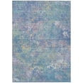thumbnail image 1 of Dalyn Rugs Machine Washable Indoor/Outdoor Chantille ACN2166 Aqua 8' x 10' Rug, 1 of 9