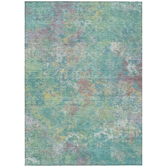 Dalyn Rugs Machine Washable Indoor/Outdoor Chantille ACN2166 Teal 2'6" x 3'10" Rug