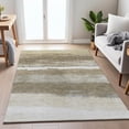 thumbnail image 1 of Addison Rugs Chantille Indoor/Outdoor Transitional Stripes Khaki Machine Washable Rectangle Rug, 5' x 7'6", 1 of 8