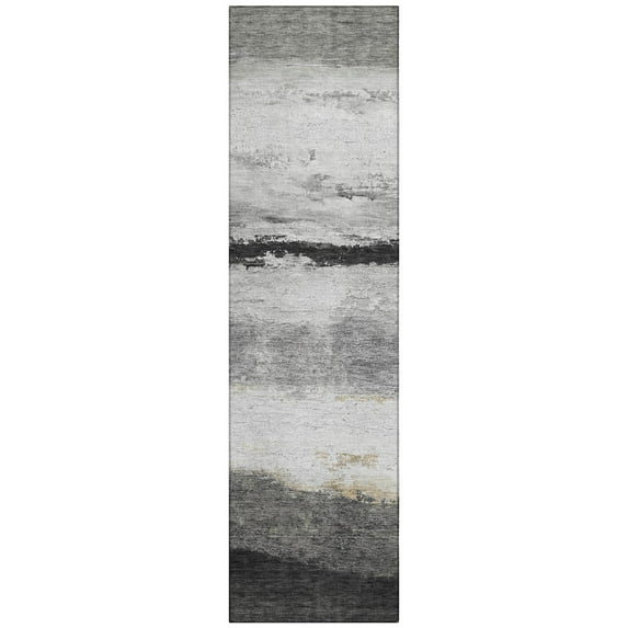 Dalyn Rugs Machine Washable Indoor/Outdoor Chantille ACN2169 Pewter 2'3" x 7'6" Runner Rug
