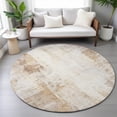 thumbnail image 1 of Addison Rugs Chantille Indoor/Outdoor Transitional Modern Copper Machine Washable Round Rug, 8' x 8', 1 of 8