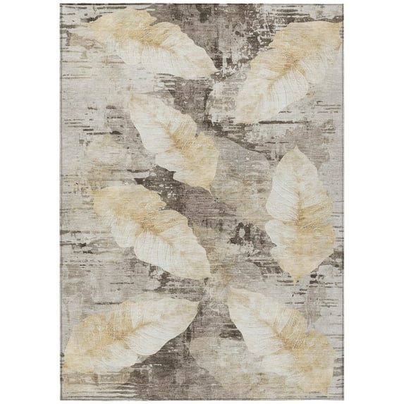 Dalyn Rugs Machine Washable Indoor/Outdoor Chantille ACN2172 Brown 10' x 14' Rug