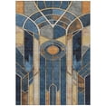 thumbnail image 1 of Dalyn Rugs Machine Washable Indoor/Outdoor Chantille ACN2176 Blue 3' x 5' Rug, 1 of 9