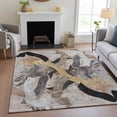 thumbnail image 1 of Addison Rugs Chantille Indoor/Outdoor Transitional Abstract Taupe Machine Washable Rectangle Rug, 8' x 10', 1 of 8