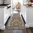 thumbnail image 1 of Addison Rugs Chantille Indoor/Outdoor Transitional Floral Chocolate Machine Washable Runner Rug, 2'3" x 7'6", 1 of 8