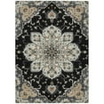 thumbnail image 1 of Dalyn Rugs Machine Washable Indoor/Outdoor Chantille ACN2194 Black 3' x 5' Rug, 1 of 9