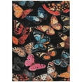 thumbnail image 1 of Dalyn Rugs Machine Washable Indoor/Outdoor Chantille ACN2201 Black 9' x 12' Rug, 1 of 9