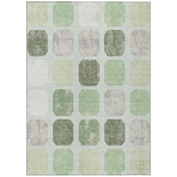 Dalyn Rugs Machine Washable Indoor/Outdoor Chantille Aloe 10' x 14' Rug