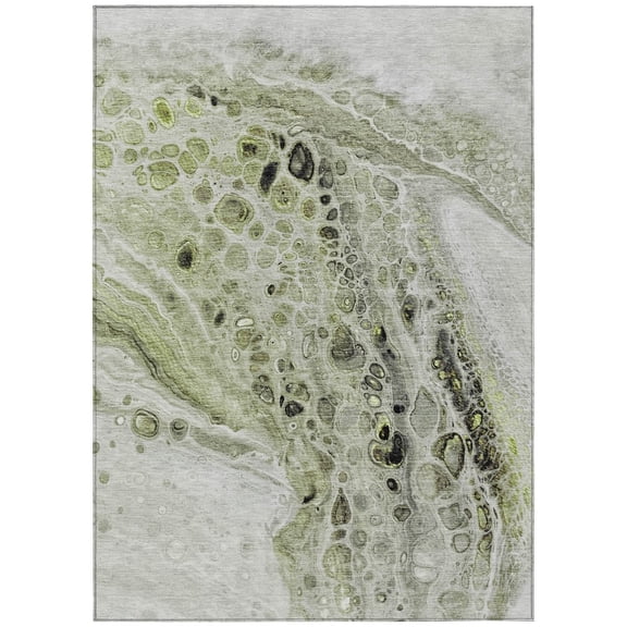 Dalyn Rugs Machine Washable Indoor/Outdoor Chantille Aloe 10' x 14' Rug