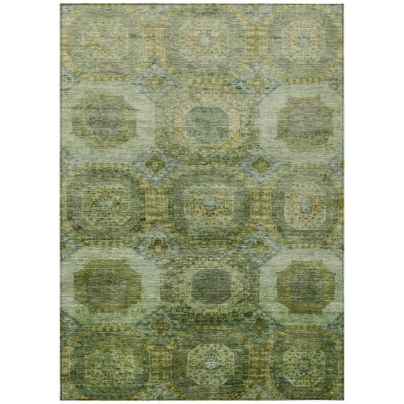 Dalyn Rugs Machine Washable Indoor/Outdoor Chantille Aloe 10' x 14' Rug