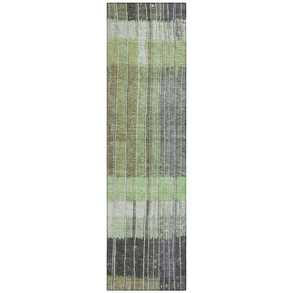 Dalyn Rugs Machine Washable Indoor/Outdoor Chantille Aloe 2'3" x 7'6" Runner Rug