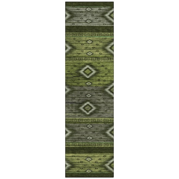 Dalyn Rugs Machine Washable Indoor/Outdoor Chantille Aloe 2'3" x 7'6" Runner Rug