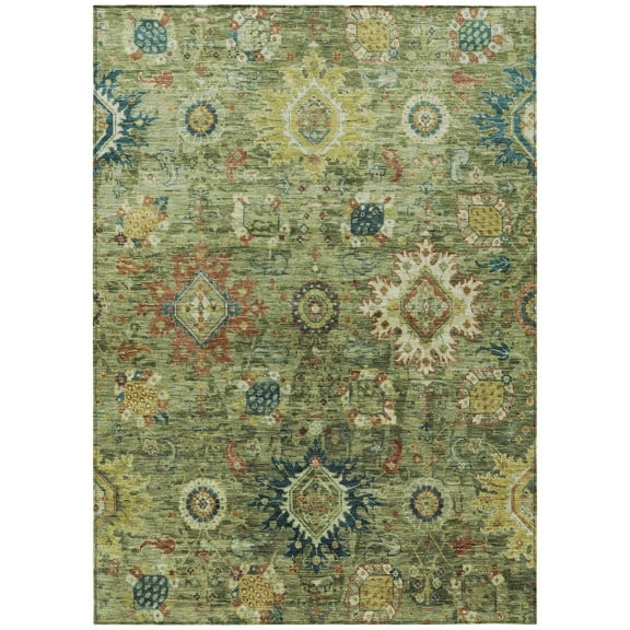 Dalyn Rugs Machine Washable Indoor/Outdoor Chantille Aloe 3' x 5' Rug