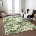 thumbnail image 1 of Addison Rugs Chantille Indoor/Outdoor Transitional Floral Aloe Machine Washable Rectangle Rug, 5' x 7'6", 1 of 8