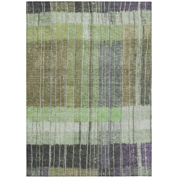 Dalyn Rugs Machine Washable Indoor/Outdoor Chantille Aloe 5' x 7'6" Rug