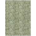 thumbnail image 1 of HomeRoots 626586 9 x 12 ft. Artichoke Green & Fern Green Floral Washable Transitional Indoor & Outdoor Rectangle Area Rug, 1 of 9