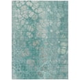 thumbnail image 1 of Dalyn Rugs Machine Washable Indoor/Outdoor Chantille Aqua 2'6" x 3'10" Rug, 1 of 9