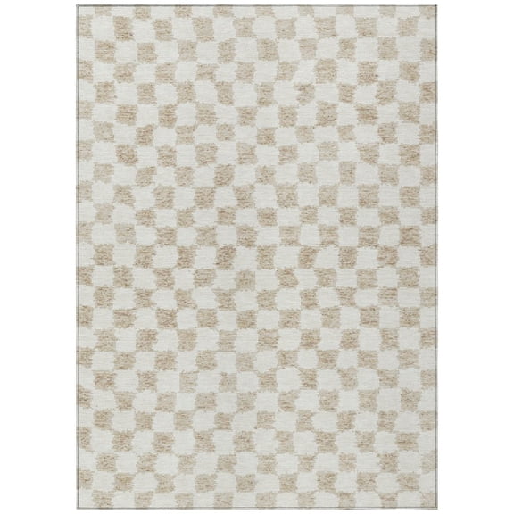 Dalyn Rugs Machine Washable Indoor/Outdoor Chantille Beige 10' x 14' Rug