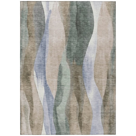 Dalyn Rugs Machine Washable Indoor/Outdoor Chantille Beige 3' x 5' Rug